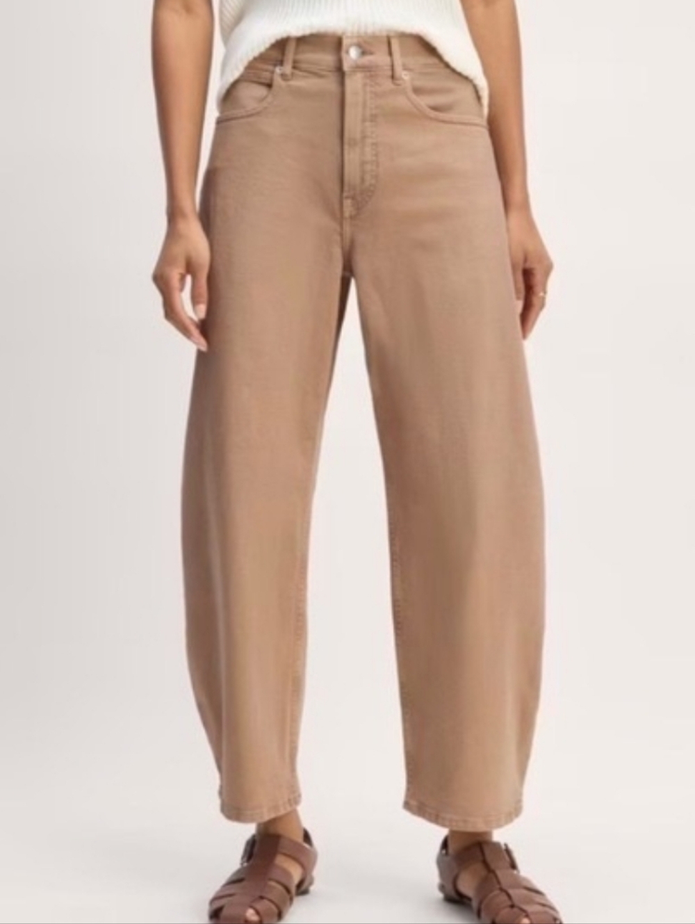 🆕EVERLANE The Way-High® Curve Jean in Tan